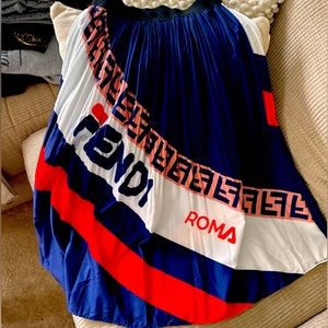 FENDI ROMA Pleated skirt